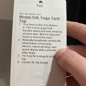 Modal silk yoga top